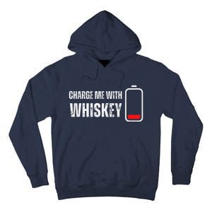 Charge Me With Whiskey Funny Whisky Drinking Lover Tall Hoodie