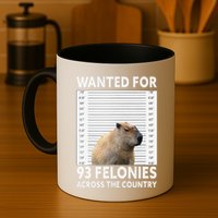 Capybara Mugshot Wanted For 93 Felonies Across The Country Mug