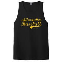 Classic Milwaukee Wisconsin Baseball Fan PosiCharge Competitor Tank