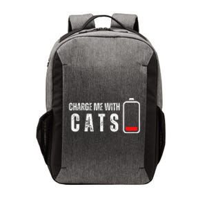 Charge Me With Cats Funny Cat Kitten Lover Vector Backpack