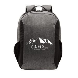 Camp More Worry Less Mountain Nature Vector Backpack