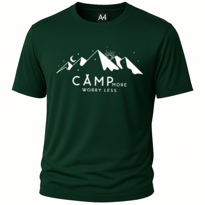 Camp More Worry Less Mountain Nature Performance Shirt