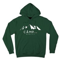 Camp More Worry Less Mountain Nature Hoodie