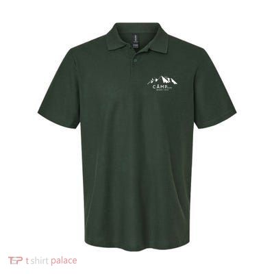 Camp More Worry Less Mountain Nature Polo