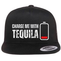 Charge Me With Tequila Funny Tequila Drinking Lover Flatbill Hat