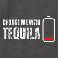 Charge Me With Tequila Funny Tequila Drinking Lover Vector Backpack