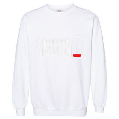 Charge Me With Tequila Funny Tequila Drinking Lover Garment-Dyed Sweatshirt