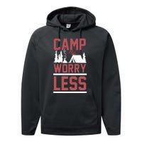 Camp More Worry Less Performance Fleece Hoodie