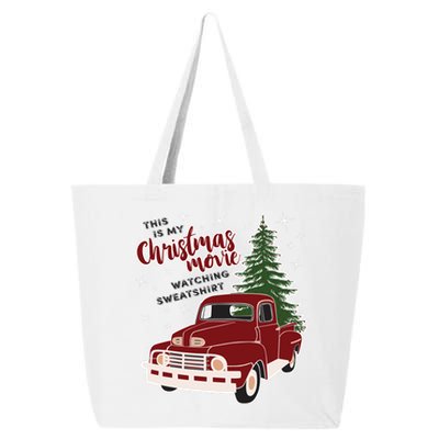 Christmas Movie Watching Gift For Adults Vintage Truck 25L Jumbo Tote