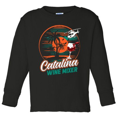 Ca.Talina Mixer Wine Toddler Long Sleeve Shirt