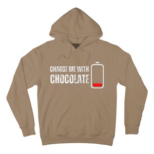 Charge Me With Chocolate Funny Chocolate Lover Hoodie