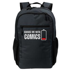 Charge Me With Comics Funny Comic Lover Daily Commute Backpack