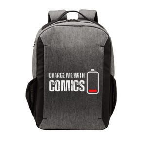 Charge Me With Comics Funny Comic Lover Vector Backpack