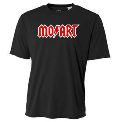 Classical Music Wolfgang Amadeus Mozart Music Hard Rock Logo Cooling Performance Crew T-Shirt