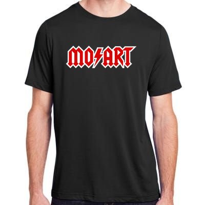 Classical Music Wolfgang Amadeus Mozart Music Hard Rock Logo Adult ChromaSoft Performance T-Shirt