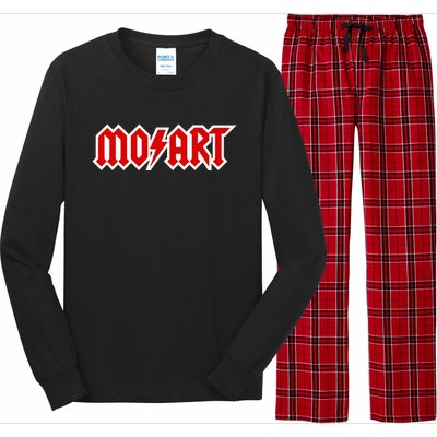 Classical Music Wolfgang Amadeus Mozart Music Hard Rock Logo Long Sleeve Pajama Set