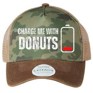 Charge Me With Donuts Funny Sweets Donut Lover Legacy Tie Dye Trucker Hat