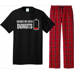 Charge Me With Donuts Funny Sweets Donut Lover Pajama Set