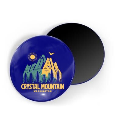 Crystal Mountain Washington Hiking Outdoors Vintage Gift Magnet