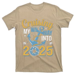 Cruising My Way Into 2025 Happy New Year 2025 Anchor T-Shirt