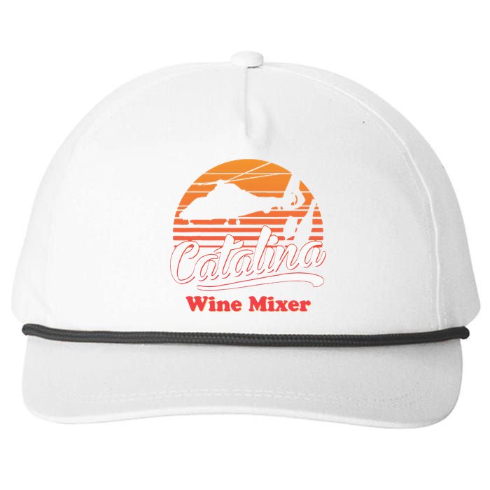 Catalina Mixer Wine Snapback Five-Panel Rope Hat