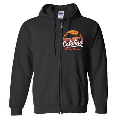 Catalina Mixer Wine Full Zip Hoodie