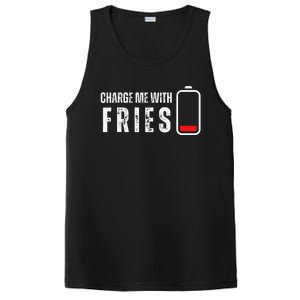 Charge Me With Fries Funny French Fries Lover PosiCharge Competitor Tank