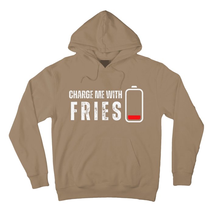 Charge Me With Fries Funny French Fries Lover Hoodie