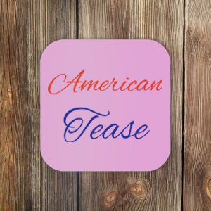 Casey Mae Wearing American Tease Coaster