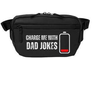 Charge Me With Dad Jokes Funny Bad Puns Lover Crossbody Pack