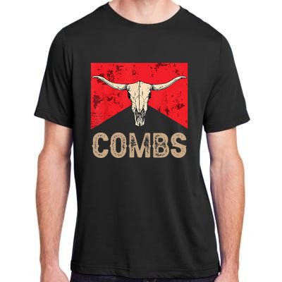 Country Music Western Cow Skull Cowboy Adult ChromaSoft Performance T-Shirt