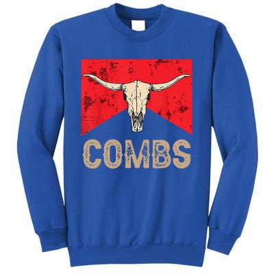 Country Music Western Cow Skull Cowboy Sweatshirt