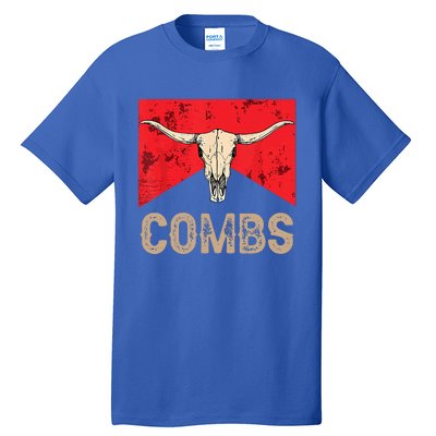 Country Music Western Cow Skull Cowboy Tall T-Shirt