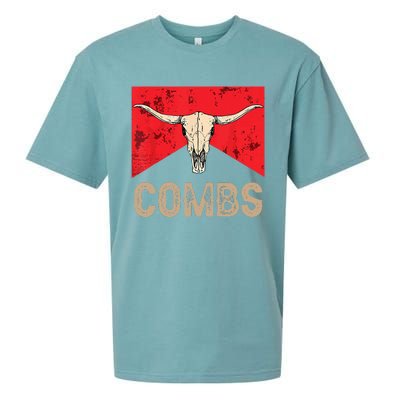 Country Music Western Cow Skull Cowboy Sueded Cloud Jersey T-Shirt