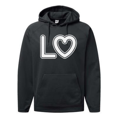 Couple Matching Wife Husband LO Valentine's Day Performance Fleece Hoodie