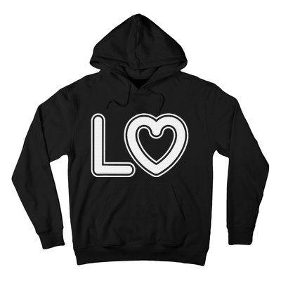 Couple Matching Wife Husband LO Valentine's Day Hoodie