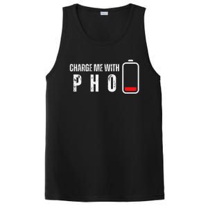 Charge Me With Pho Funny Pho Noodle Soup Lover PosiCharge Competitor Tank