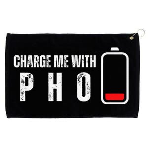 Charge Me With Pho Funny Pho Noodle Soup Lover Grommeted Golf Towel