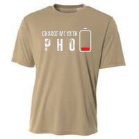 Charge Me With Pho Funny Pho Noodle Soup Lover Cooling Performance Crew T-Shirt