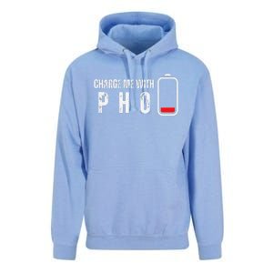 Charge Me With Pho Funny Pho Noodle Soup Lover Unisex Surf Hoodie