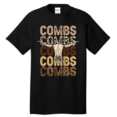 Country Music Western Cow Skull Tall T-Shirt