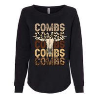 Country Music Western Cow Skull Womens California Wash Sweatshirt