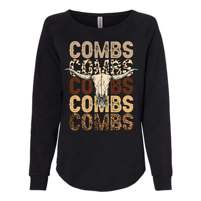 Country Music Western Cow Skull Womens California Wash Sweatshirt