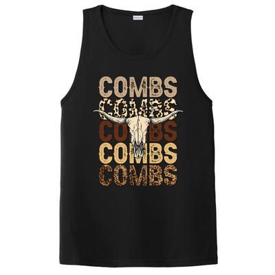 Country Music Western Cow Skull PosiCharge Competitor Tank