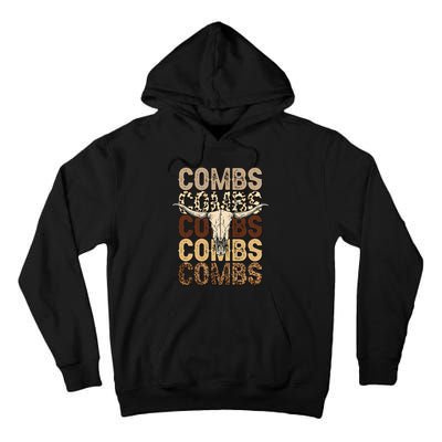 Country Music Western Cow Skull Tall Hoodie