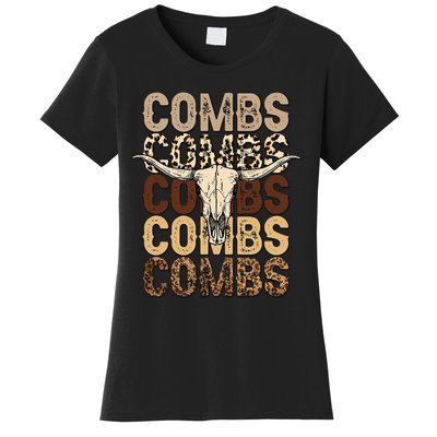 Country Music Western Cow Skull Women's T-Shirt