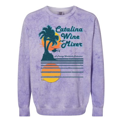 Catalina Mixer Wine Gift Colorblast Crewneck Sweatshirt