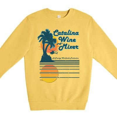 Catalina Mixer Wine Gift Premium Crewneck Sweatshirt