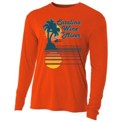 Catalina Mixer Wine Gift Cooling Performance Long Sleeve Crew