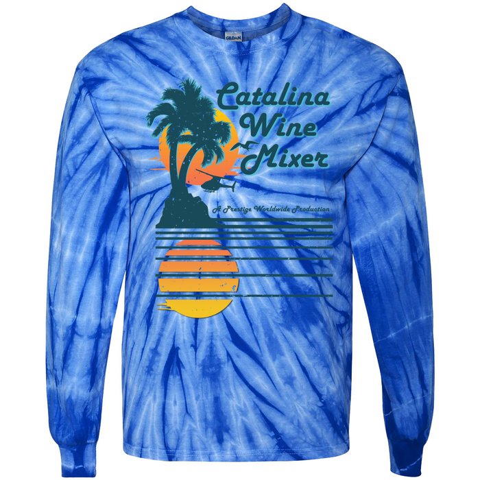 Catalina Mixer Wine Gift Tie-Dye Long Sleeve Shirt